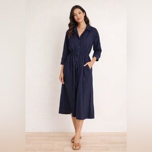 Universal Thread Navy Shirt Dress - XS